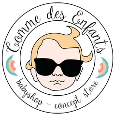 Logo Comme des Enfants, babyshop concept store